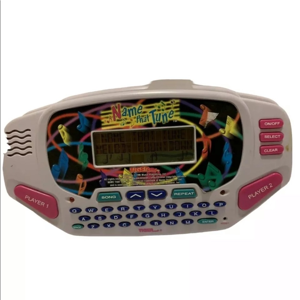 Tiger Electronics Name That Tune Handheld Electronic Game Tiger W/Cartridge